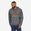 Patagonia - Patagonia Hoodie Line Logo Ridge Stripe Uprisal - Gris - Homme
