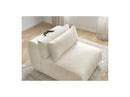 Jana - Chauffeuse 1 Place Avec Têtière Pour Canapé Modulable - Tissu Velours