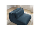 Jana - Chauffeuse 1 Place Avec Têtière Pour Canapé Modulable - Tissu Velours