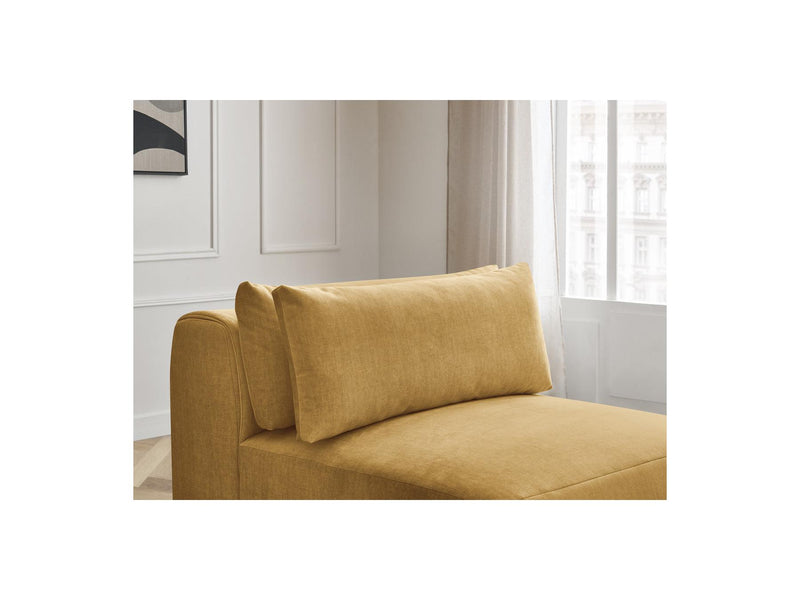 Jana - Chauffeuse 1 Place Avec Têtière Pour Canapé Modulable - Tissu Velours