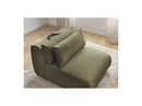 Jana - Chauffeuse 1 Place Avec Têtière Pour Canapé Modulable - Tissu Velours