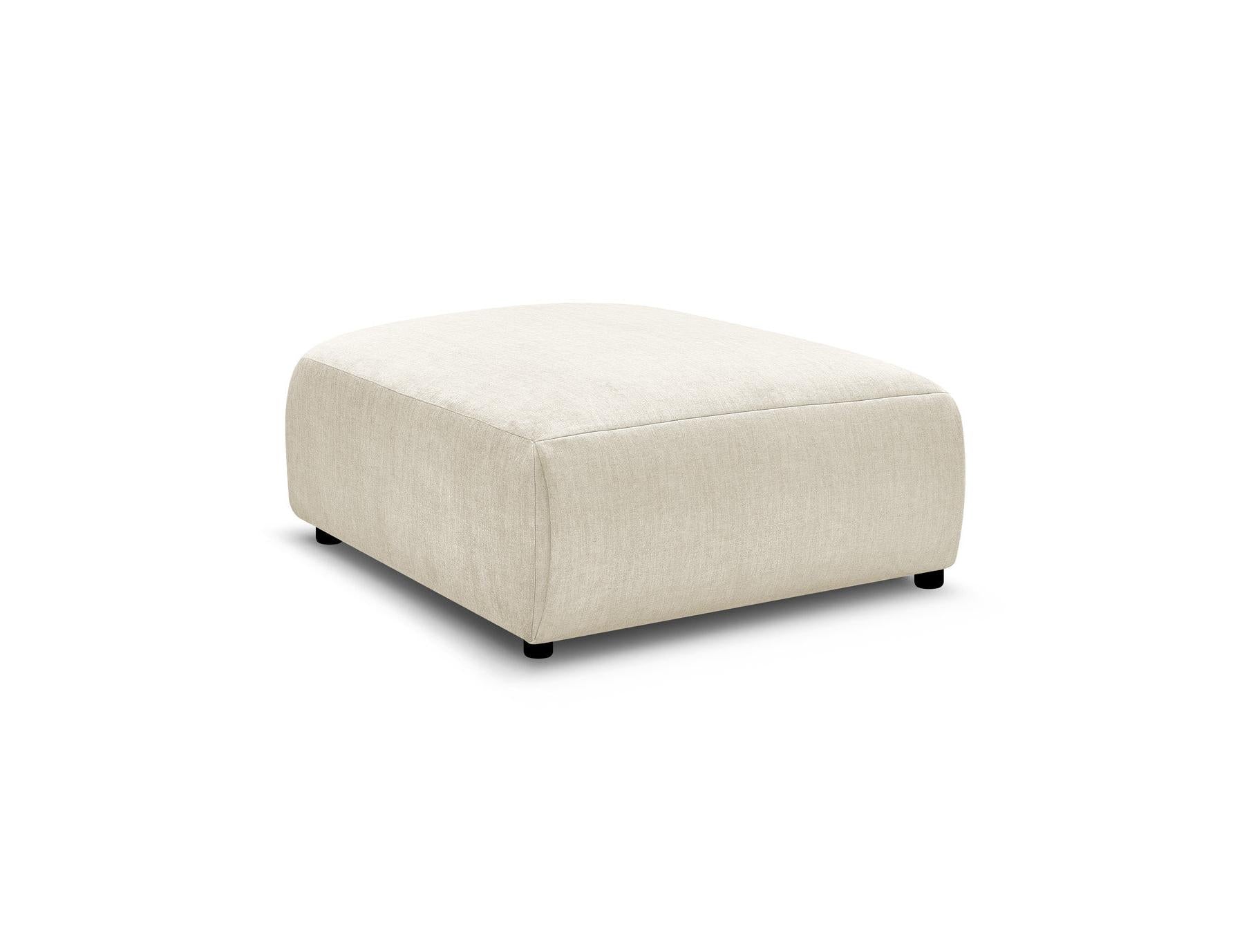 Jana - Pouf Grand - Tissu Velours