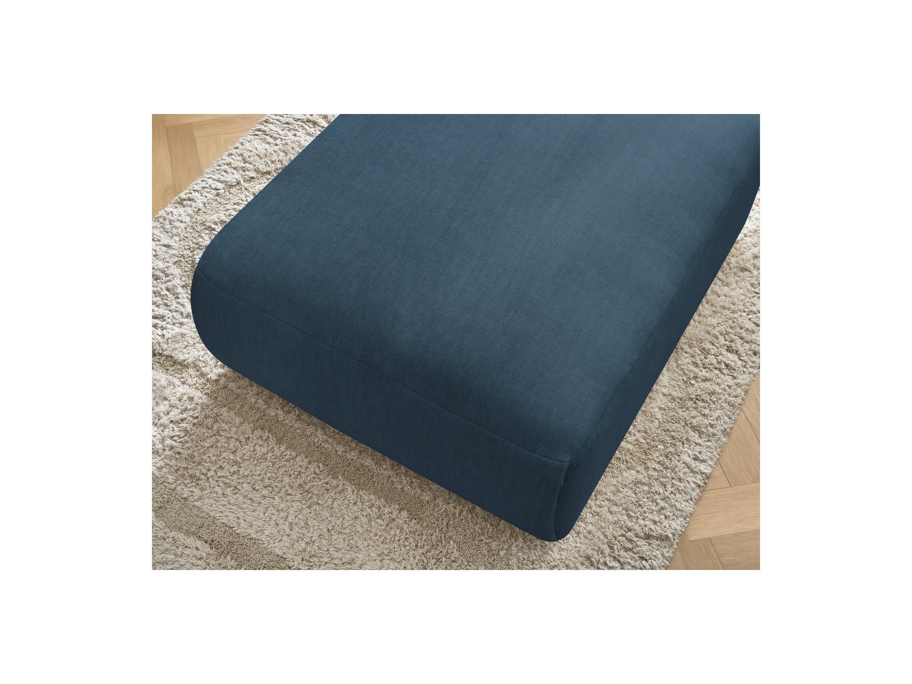 Jana - Pouf Grand - Tissu Velours