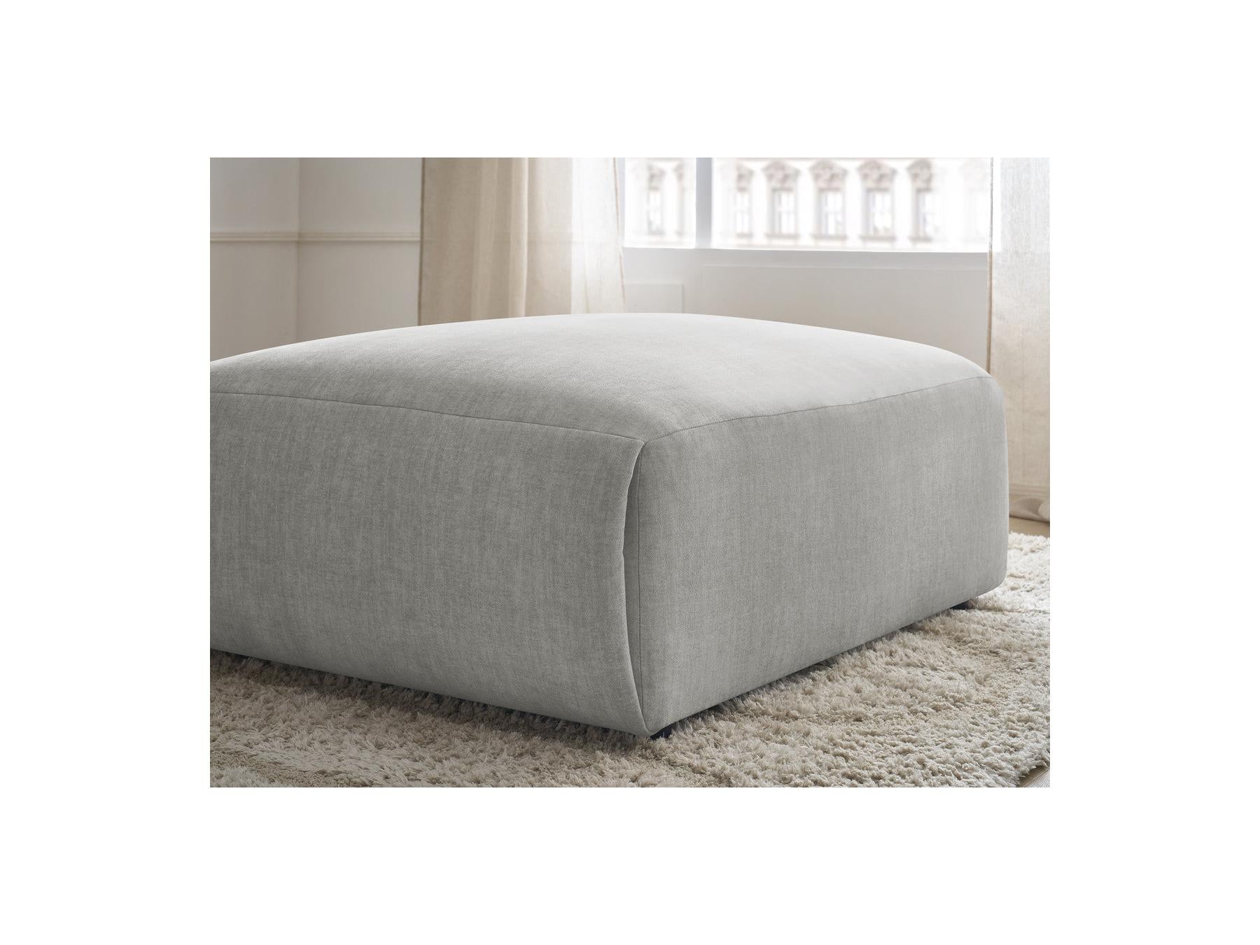 Jana - Pouf Grand - Tissu Velours