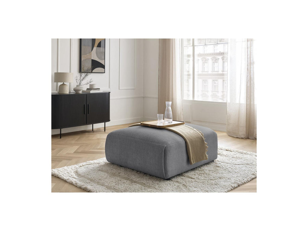Jana - Pouf Grand - Tissu Velours