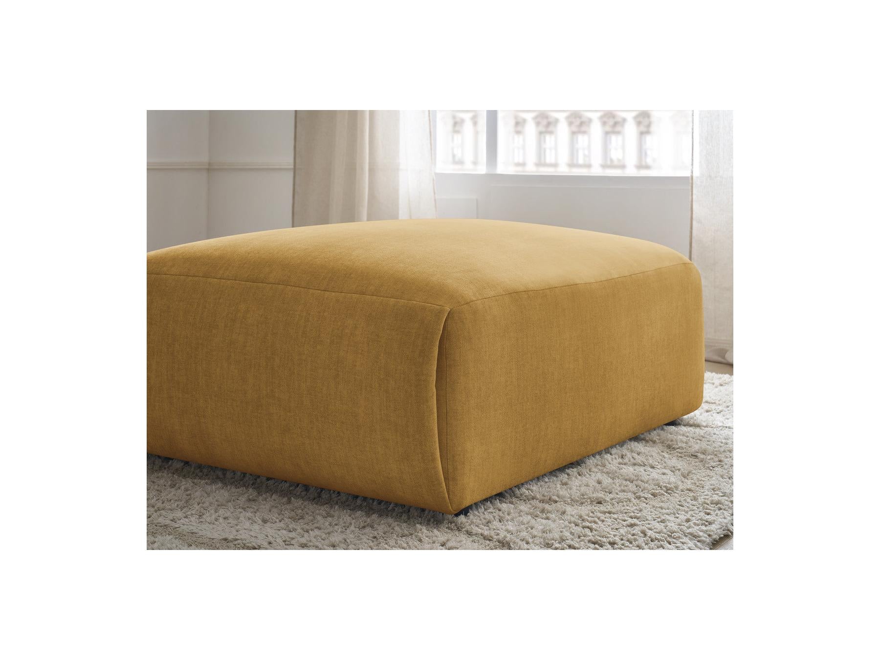 Jana - Pouf Grand - Tissu Velours