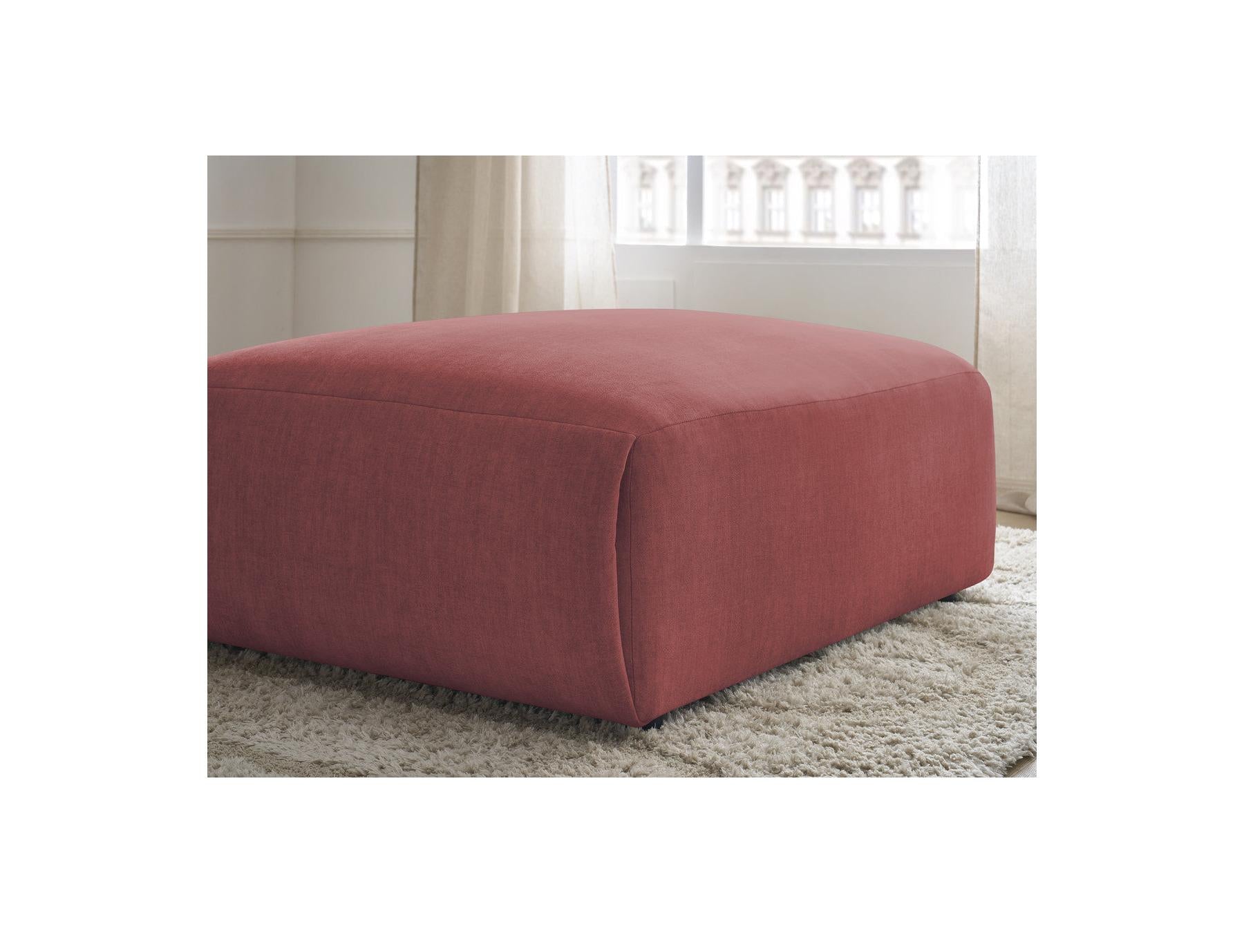 Jana - Pouf Grand - Tissu Velours