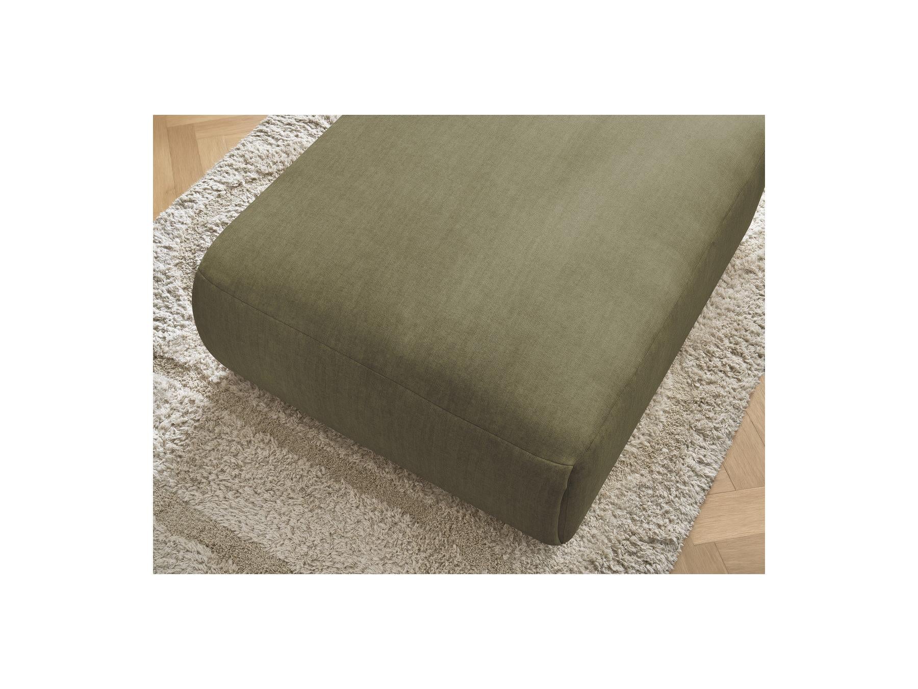 Jana - Pouf Grand - Tissu Velours