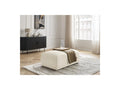 Jana - Small Ottoman - Velvet Fabric