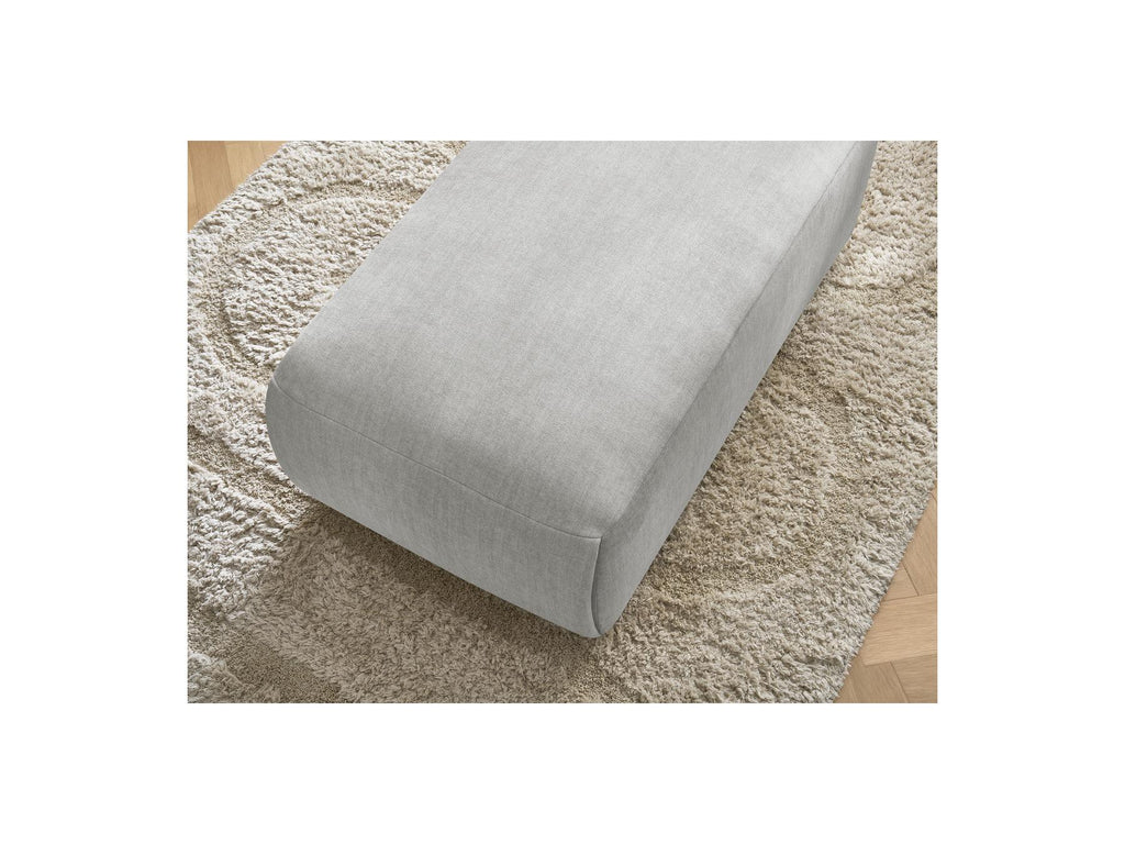 Jana - Small Ottoman - Velvet Fabric