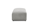 Jana - Small Ottoman - Velvet Fabric