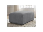 Jana - Small Ottoman - Velvet Fabric