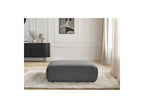 Jana - Small Ottoman - Velvet Fabric