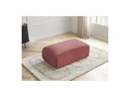 Jana - Small Ottoman - Velvet Fabric