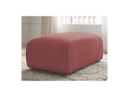 Jana - Small Ottoman - Velvet Fabric