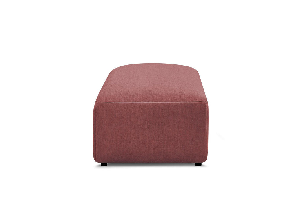Jana - Small Ottoman - Velvet Fabric