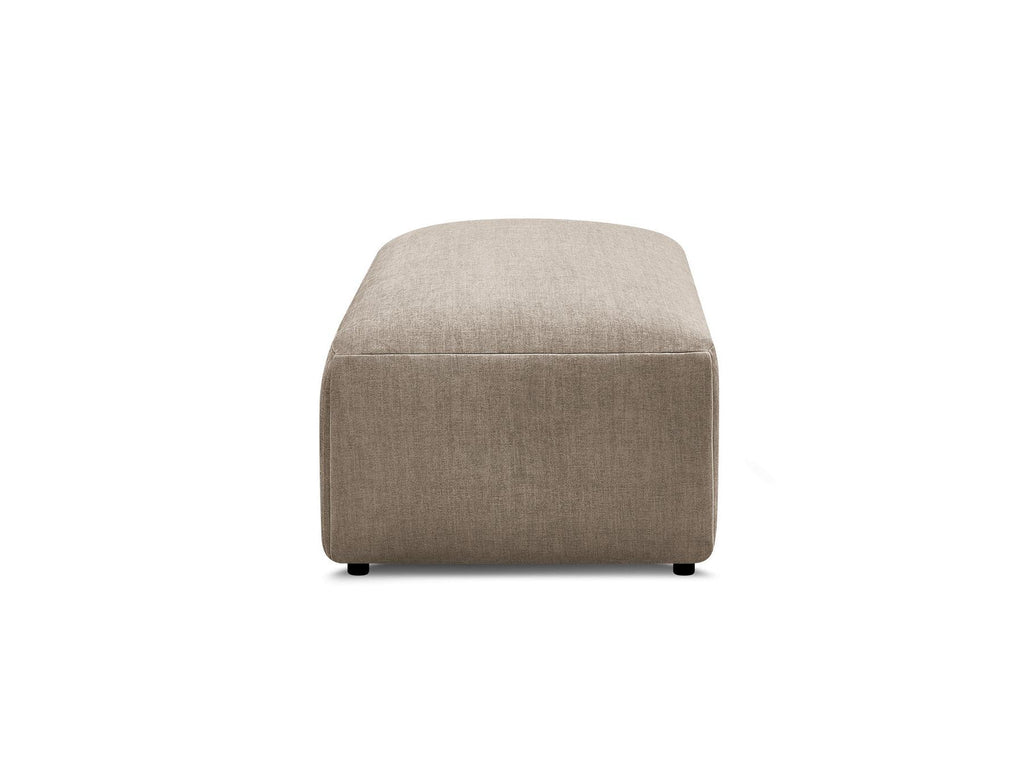 Jana - Small Ottoman - Velvet Fabric