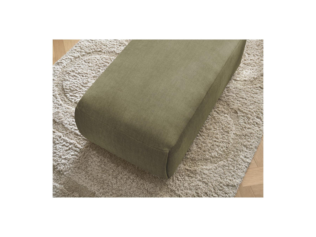 Jana - Small Ottoman - Velvet Fabric
