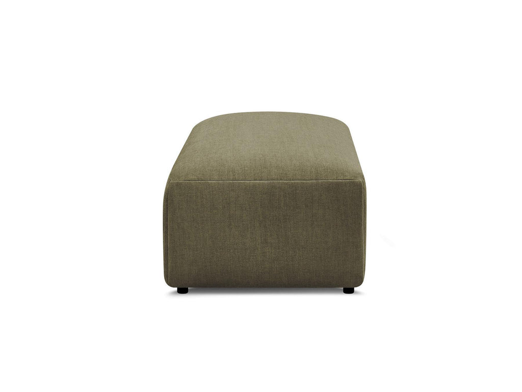 Jana - Small Ottoman - Velvet Fabric