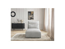 Jana - Méridienne Avec Têtière Pour Canapé Modulable - Tissu Velours