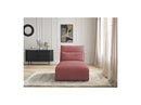 Jana - Méridienne Avec Têtière Pour Canapé Modulable - Tissu Velours