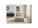 Jana - Méridienne Avec Têtière Pour Canapé Modulable - Tissu Velours