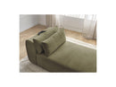 Jana - Méridienne Avec Têtière Pour Canapé Modulable - Tissu Velours