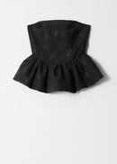 Top Ve Rosita Brocade Top - Black - Women
