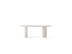 Constance - Set - With Beige Oval Concrete-Effect Dining Table + 4 Pia Chairs