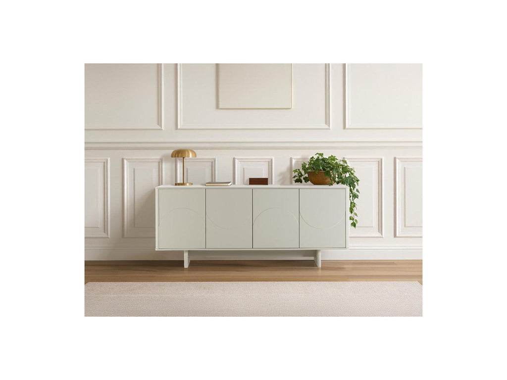 Esteban - 4-Door Sideboard - Geometric Shapes