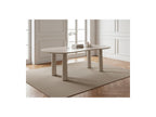 Sasha - Ensemble Avec Table À Manger Ovale + Chaises Rosa - Tissu Velours Beige - Lot De 4 Chaises