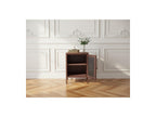Clara - Set of 2 1-Door Bedside Tables - Limited Edition Metal