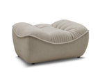 Serena Mottled Fabric Pouf