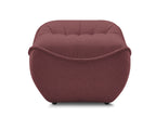 Serena Mottled Fabric Pouf