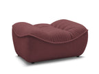 Serena Mottled Fabric Pouf