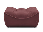 Serena Mottled Fabric Pouf