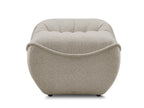 Serena Mottled Fabric Pouf