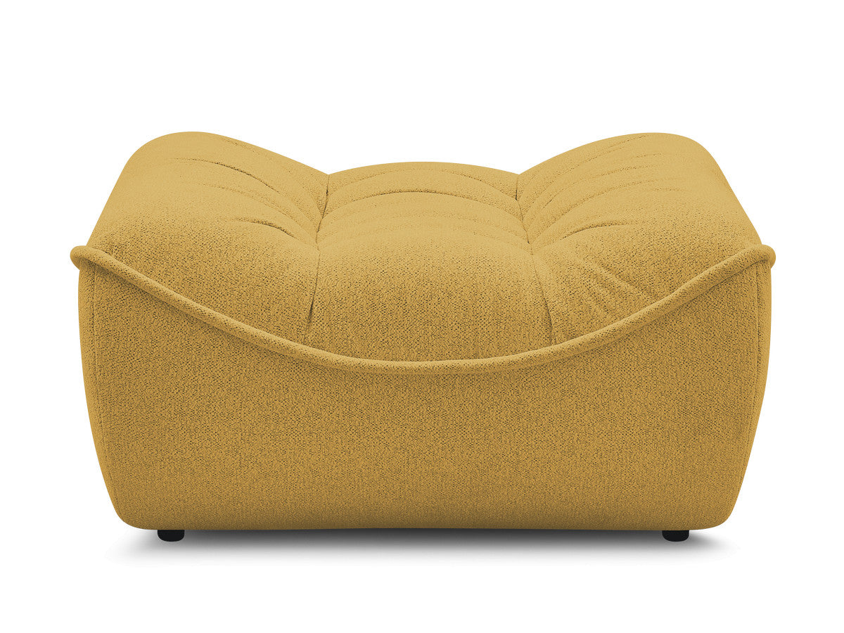 Serena Mottled Fabric Pouf