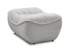 Serena Mottled Fabric Pouf
