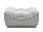 Serena Mottled Fabric Pouf
