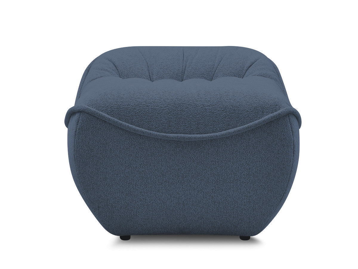 Serena Mottled Fabric Pouf