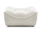 Serena Mottled Fabric Pouf