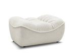 Serena Mottled Fabric Pouf