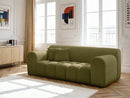 2-Seater Fixed Straight Sofa Melisse Textured Fabric