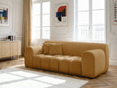 2-Seater Fixed Straight Sofa Melisse Textured Fabric