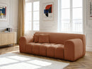 2-Seater Fixed Straight Sofa Melisse Textured Fabric
