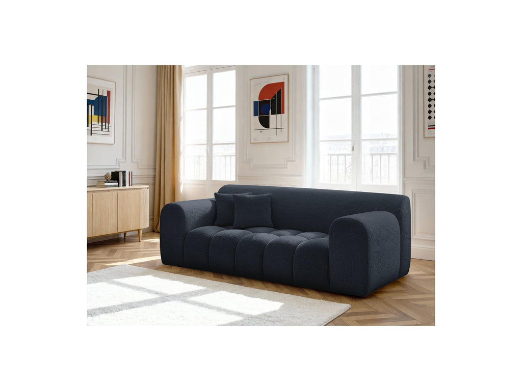 Melisse - Fixed Straight 2-Seater Sofa - Textured Fabric