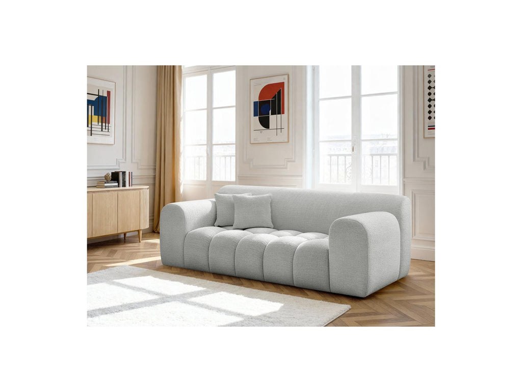 Melisse - Fixed Straight 2-Seater Sofa - Textured Fabric