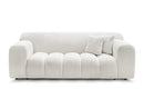 2-Seater Fixed Straight Sofa Melisse Textured Fabric
