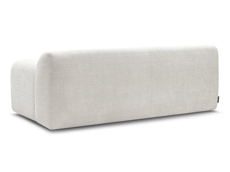 2-Seater Fixed Straight Sofa Melisse Textured Fabric